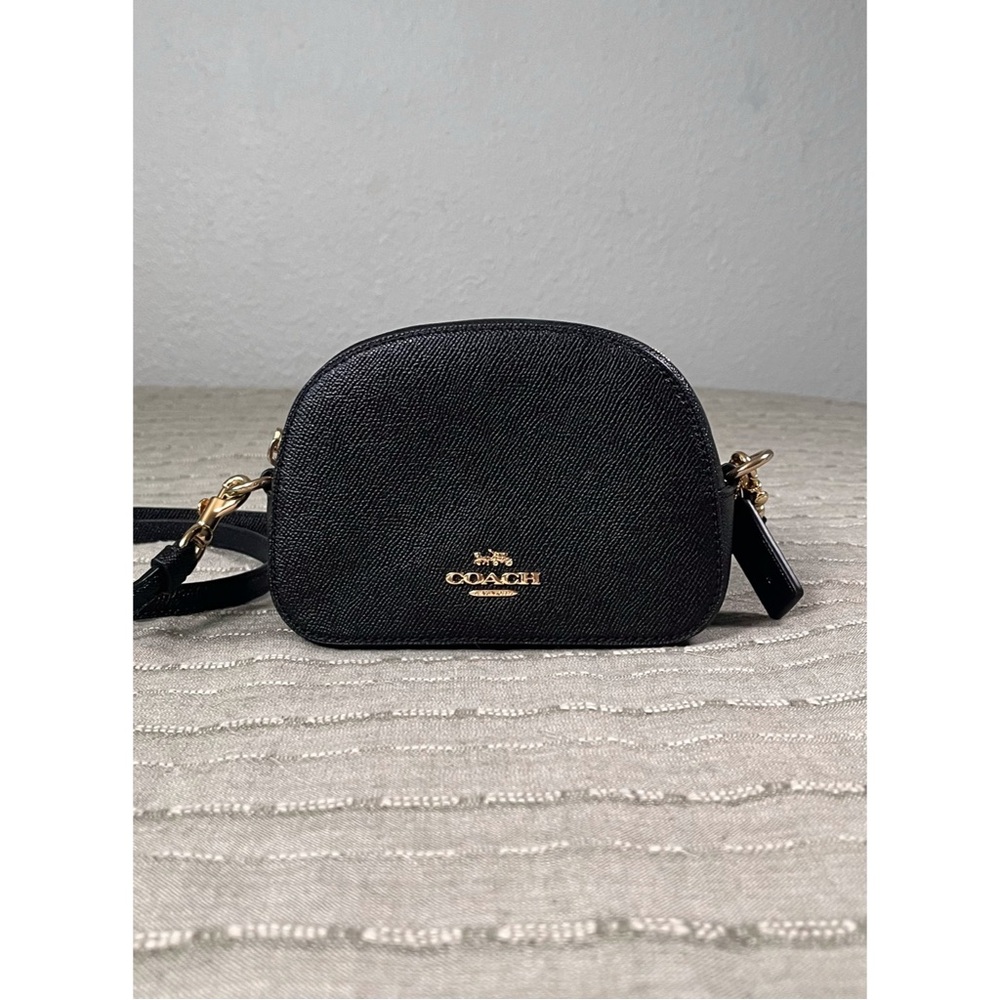 COACH Mini Serena Satchel in Black